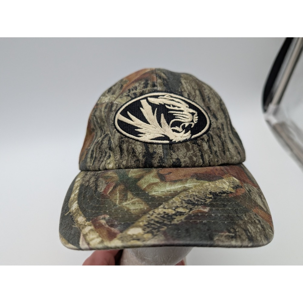 Missouri Tigers Mizzou NCAA Camouflage Embroidered Logo Adjustable Hat Cap